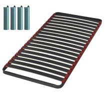 Sommier à lattes + pieds Lion 90x200 - avec pieds