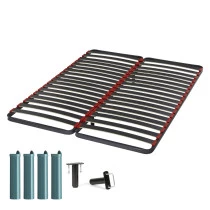 Sommier à lattes + pieds Lion 2x70x190 - avec pieds