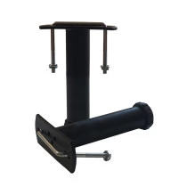 2 pieds de liaison métal H 14 à 25 cm pour sommier métal