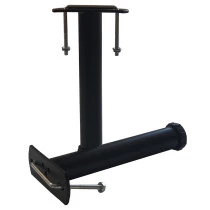 2 pieds de liaison métal H 21 à 32 cm pour sommier métal