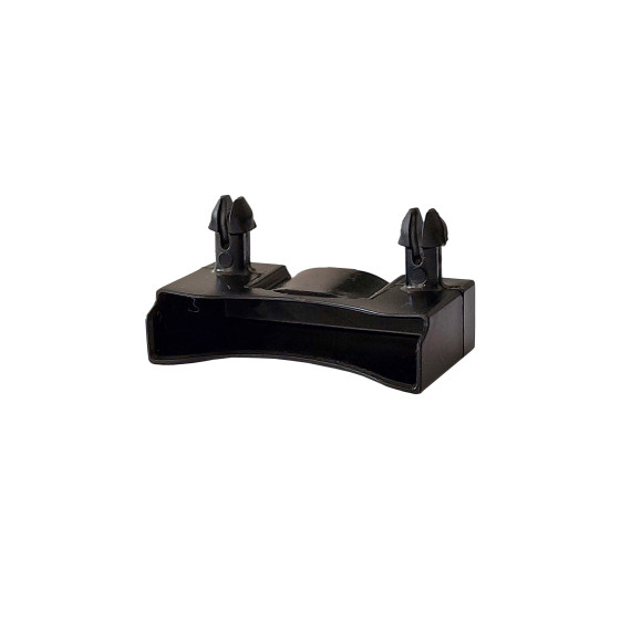 Lot de 1 embout noir pour lattes 48 x 8 mm