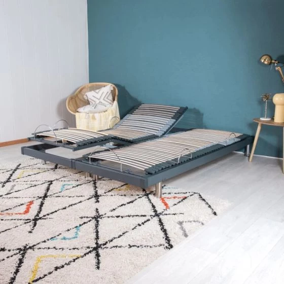 Lit électrique 80+80x200