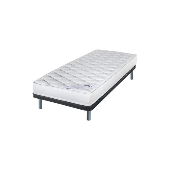 Sommier démonté + matelas Marly + pieds 90x190