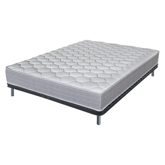 Sommier démonté + matelas Madere + pieds 160x200