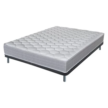 Sommier démonté + matelas Madere + pieds 160x200