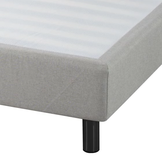 Sommier + Pieds + Matelas Marly Newkit Lin 140x190