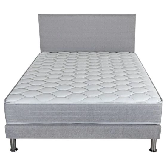 Ensemble tête de lit Madere SR9 gris 160x200