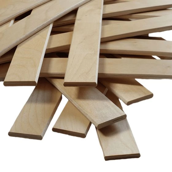 10 lattes - 680x53x8 mm - lit 140 - pour sommier / bz / clic clac