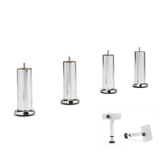 Sommier tapissier + pieds 2x90x200 SR15 12 lattes sahara