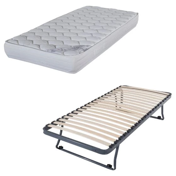 Sommier gigogne + matelas Montana 90x190