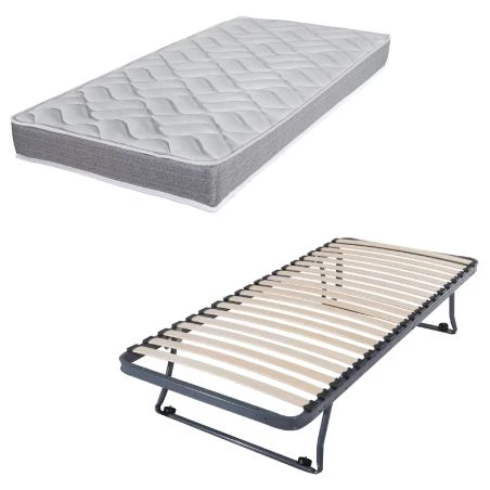 Sommier gigogne + matelas Morgan 80x190