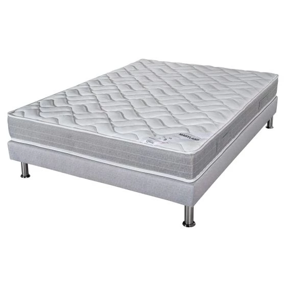 Ensemble tapissier Maryland Gris finaud 160x200