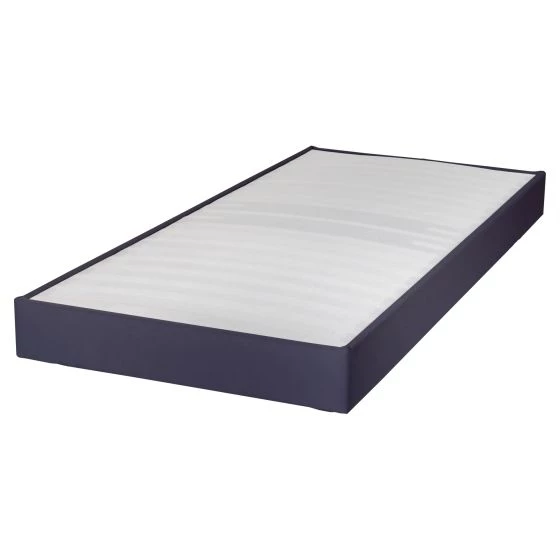 Sommier tapissier 80x200 Omega tissu volcan 18 lattes