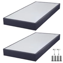 Sommier tapissier + pieds 90+90x200 SP18 20 lattes volcan