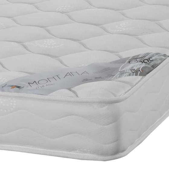 Lit métal gigogne + matelas Montana 80x190