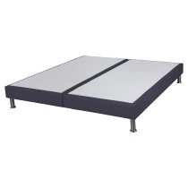 Sommier tapissier + pieds 2x80x200 SR15 9 lattes volcan