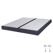 Sommier tapissier 2x80x200 SR15 9 lattes volcan