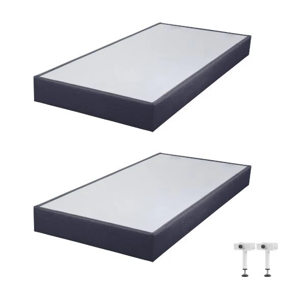 Sommier tapissier 90+90x200 SP18 20 lattes volcan