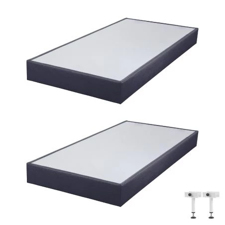 Sommier tapissier 80+80x200 SP18 20 lattes volcan