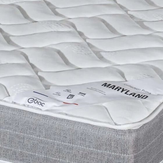 Sommier gigogne + matelas Maryland 90x190