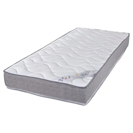 Lit métal gigogne + matelas Wave 90x190