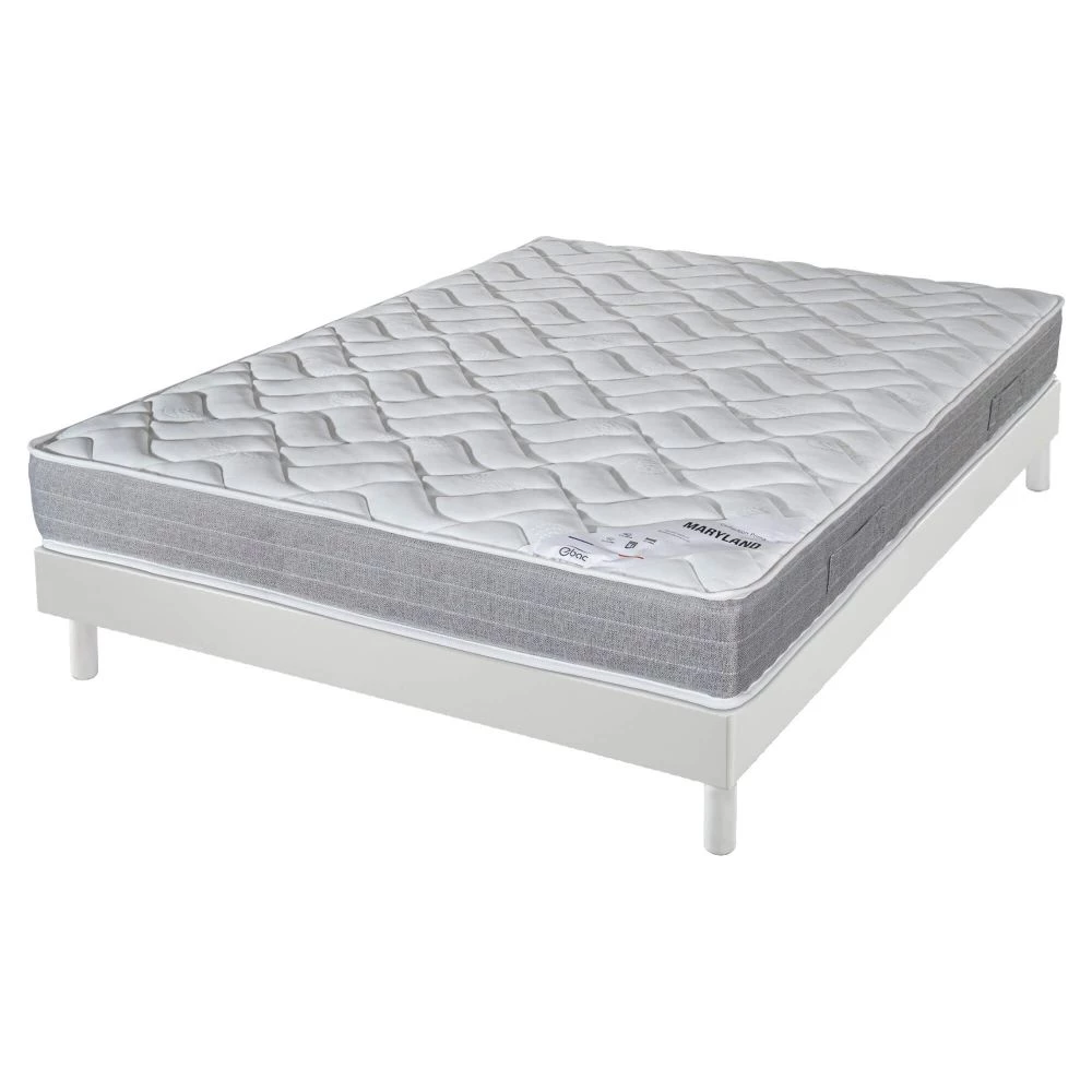 Ensemble Maryland Decokit 160x200 blanc