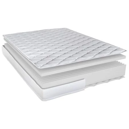 Sommier démonté + matelas Marly + pieds 140x190