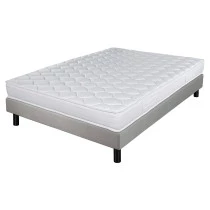 Sommier + Pieds + Matelas Newkit Lin 140x190
