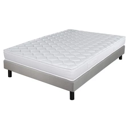 Sommier + Pieds + Matelas Newkit Lin 160x200 Sommier + Pieds + Matelas Newkit Lin 160x200