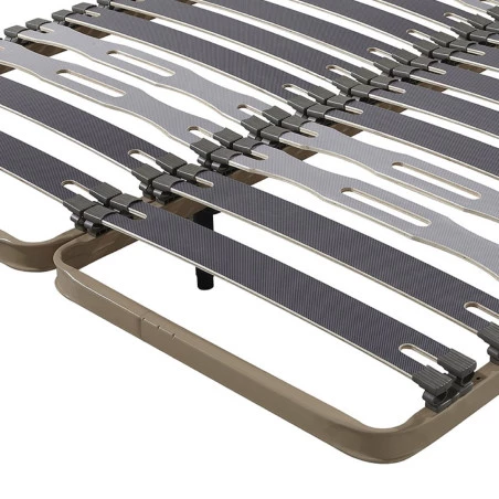 Sommier + jeu de pieds 80+80x200