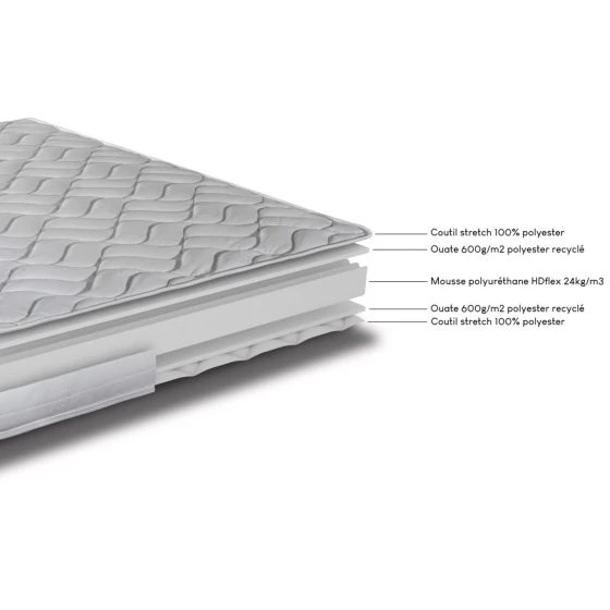 Matelas 80x190 Melissa mousse HD