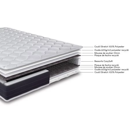 Matelas 160x200 Rubis ressorts
