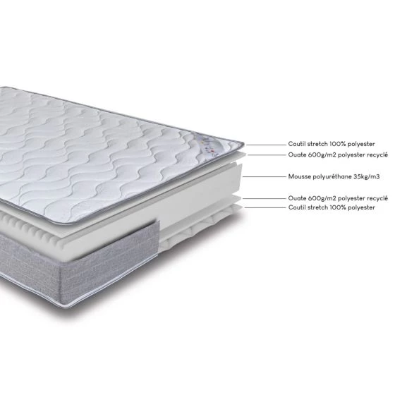 Matelas 70x190 Wave Mousse HR