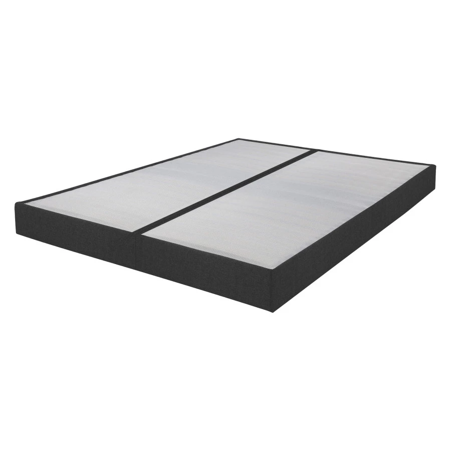 Sommier tapissier 80+80x200 Omega anthracite 18 lattes