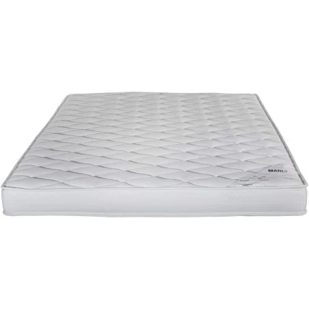 Sommier + Pieds + Matelas Marly Newkit tissu Crème 140x190