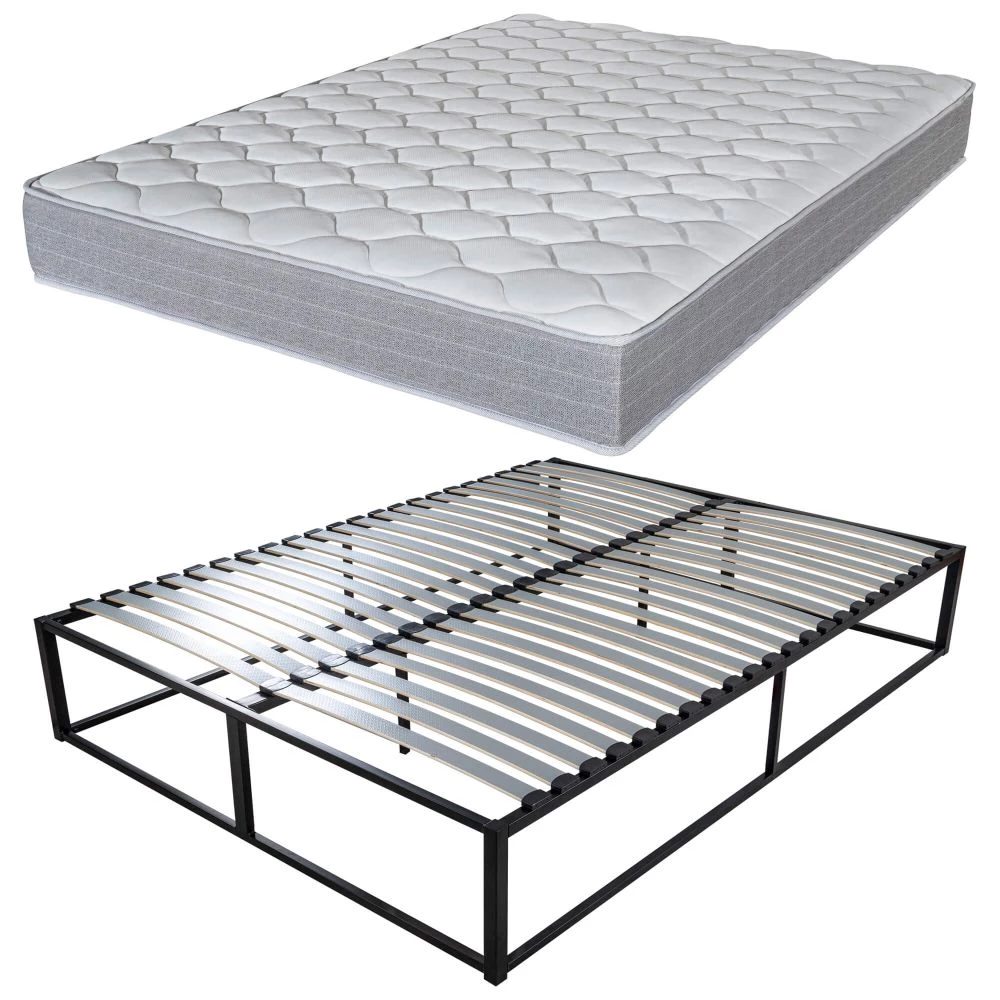 Sommier surélevé KIT K27 + matelas Madere 160x200