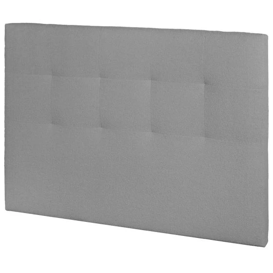 Tête de lit capitonnée Orane l.190 tissu perle