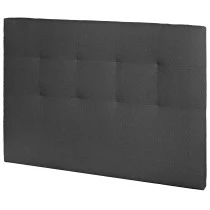 Tête de lit capitonnée Orane l.170 tissu gris