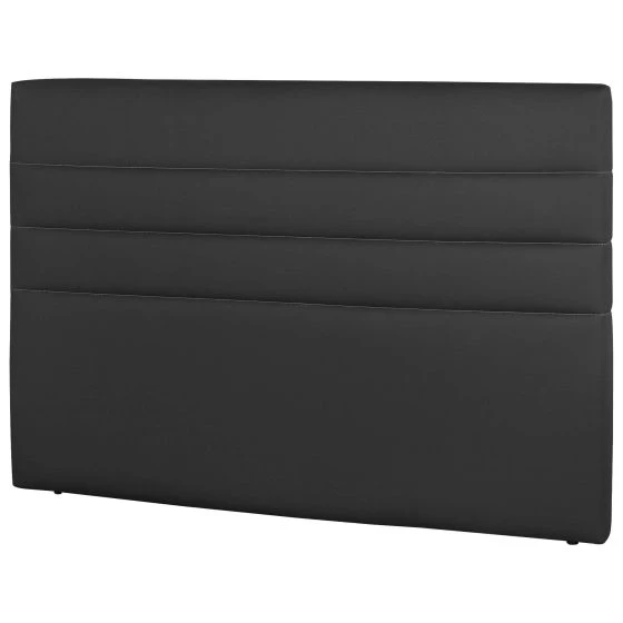 Tête de lit capitonnée Gabrielle l.190 tissu anthracite