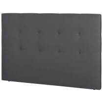 Tête de lit capitonnée Orane l.190 tissu volcan