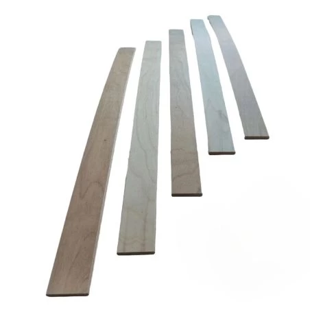 5 lattes - 780x53x8 mm - lit 160 - pour sommier / bz / clic clac 5 lattes - 780x53x8 mm - lit 160 - pour sommier / bz / clic clac