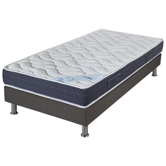 Ensemble tapissier Melior Omega anthracite 80x190