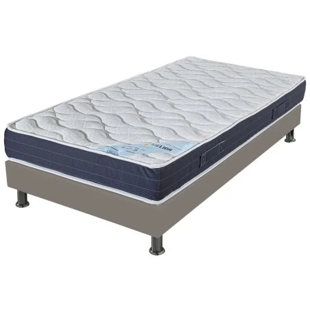 Ensemble tapissier Melior Omega simili taupe 80x190 Ensemble tapissier Melior Omega simili taupe 80x190
