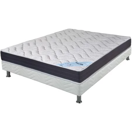 Ensemble tapissier Melior Omega strech blanc 120x190
