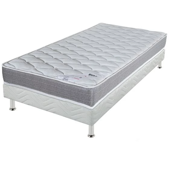 Ensemble tapissier Ryad Omega strech blanc 80x190