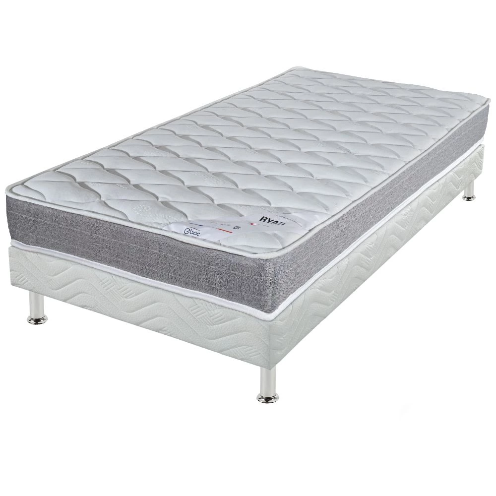 Ensemble tapissier Ryad Omega strech blanc 90x190
