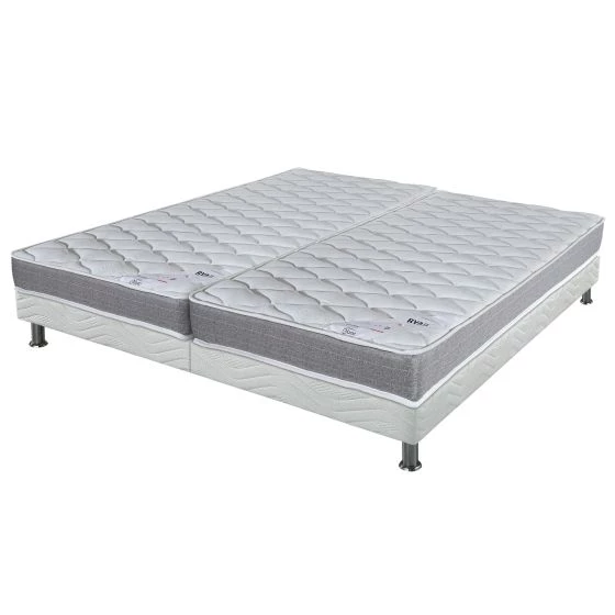 Ensemble tapissier Ryad Omega strech blanc 2x80x190