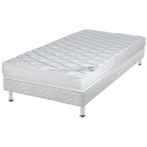 Ensemble tapissier Marly Omega strech blanc 80x190
