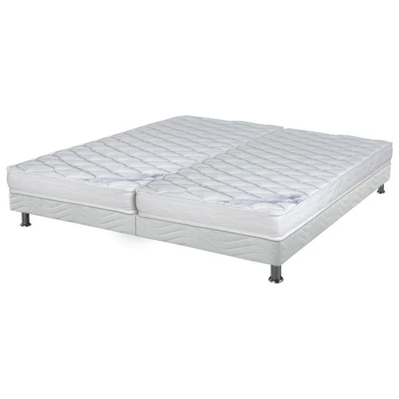 Ensemble tapissier Marly Omega strech blanc 2x80x190