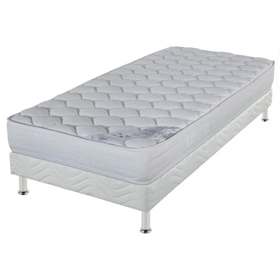 Ensemble tapissier Montana Omega strech blanc 80x200